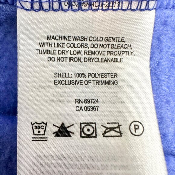 Columbia Fleece Jacket Womens L Blue Full Zip Cozy Warm Lightweight Polyester - Picture 7 of 10